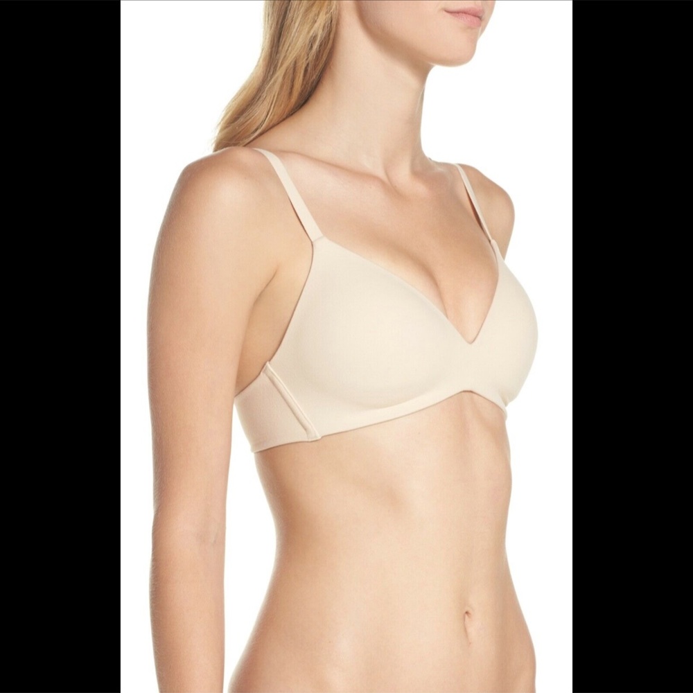 $65 Wacoal How Perfect No-Wire Contour‎ Bra in Nude [SZ 34DDD US ] - Picture 4 of 15